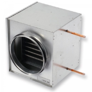 CWA NA 125 melegvizes fűtőkalorifer kör keresztm. légcsatornákhoz (max. 4,4kW)