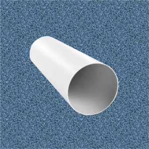 Kör  keresztmetszetű műanyag (PVC) légcsatorna  NA 100 mm  0,50 méter / db