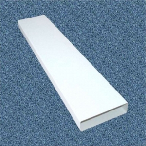 Műanyag  (PVC) lapos légcsatorna  60 x 204 mm, h = 1,50 méter