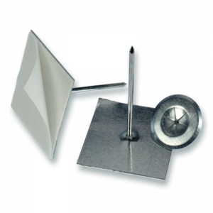 Öntapadó rögzítőtüske (rögzítőszeg)  20 mm vastag kőzetgyapot lamell rögzítéséhez 23 mm (500 db / csomag)