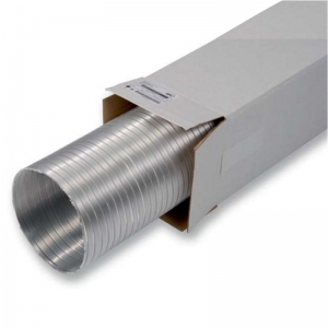 SEMIFLEX   82 mm szigeteletlen félmerev alumínium légcsatorna 3 méter / doboz