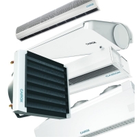 Légfüggönyök, termoventilátorok