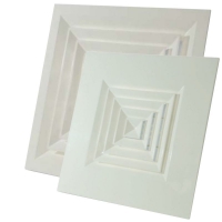 Négyirányba fúvó mennyezeti anemosztátok