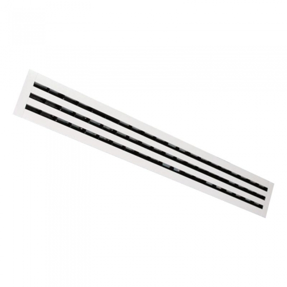 AKM 1800 G3 háromsoros sávbefúvó légmennyiség szabályzó nélkül (fehér - RAL9016)