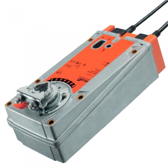 Belimo   EF24A-S2 rugóvisszatérítéses zsalumozgató, 24 V (30 Nm; 6 m²-ig)