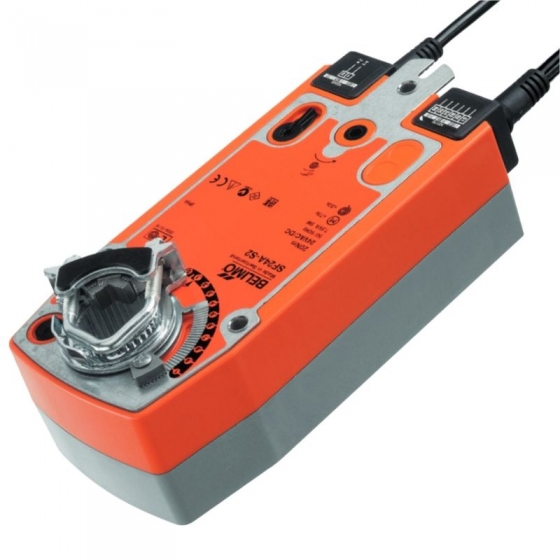Belimo SF24A-S2 rugóvisszatérítéses zsalumozgató, 24-240 V (10 Nm; 2 m²-ig)