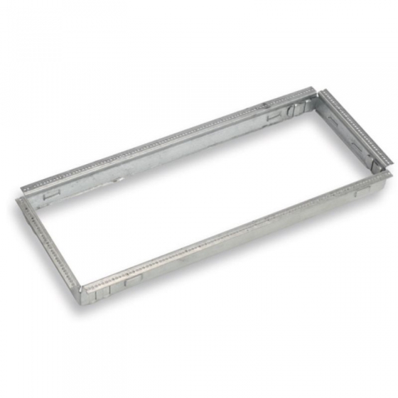 CCN   600 x 150 mm horganyzott acél beépítő keret fali- és padlórácsokhoz