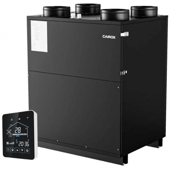 CHRU-HTPF30 Beépített hűtőkörös kereszt ellenáramú légkezelő V ≤ 400 m³/h