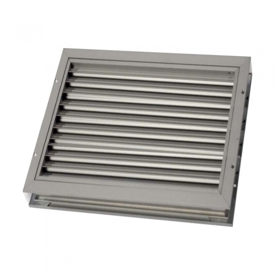 DRR  500 x  400 mm alumínium átszellőző rács (ajtórács)