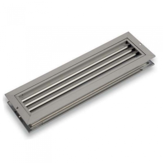 DRR  800 x 100 mm alumínium átszellőző rács (ajtórács)