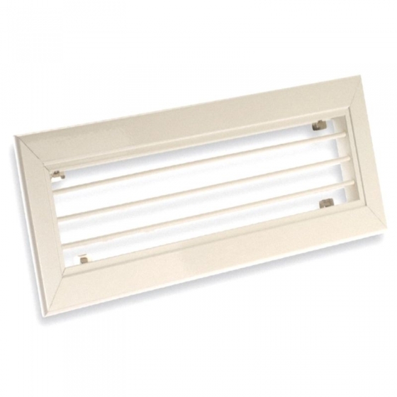 Egysoros alumínium fali rács állítható lamellákkal  200 x 200 mm AHN-W, fehér (RAL 9016)