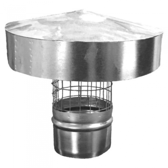 Esővédő sapka horganyzott acélból NA 500 mm