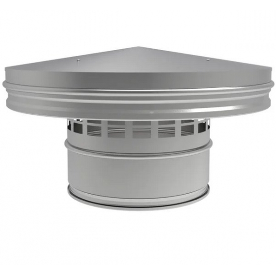 Esővédő sapka horganyzott acélból NA 500 mm  DKD