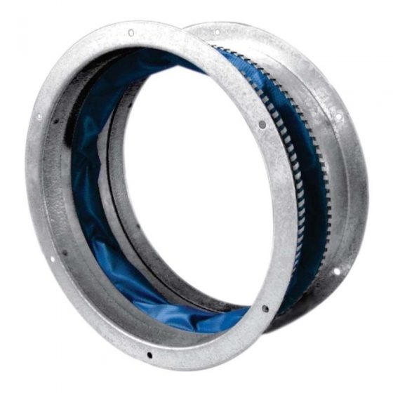 DUCT-M (FC-DU HT) flexibilis csatlakozó elem füstelszívó csőperemes axiál ventilátorokhoz (14 méretben) - MINTA