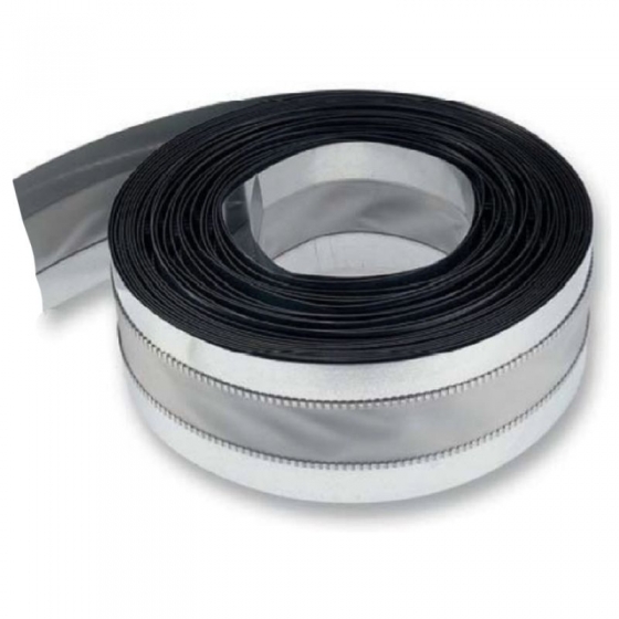 Flexibilis rezgéscsillapító szalag - FLC-SI 45-60-45 (üvegszál + szilikon erősítésű), 25 méter/tekercs