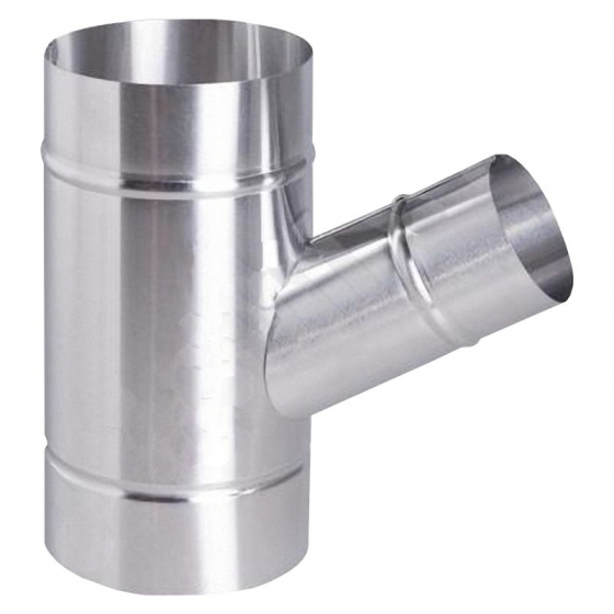 T-idom horganyzott acél NA  180/  150/  180 mm 45°