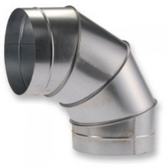 Könyökidom horganyzott acél NA  315 mm 90°