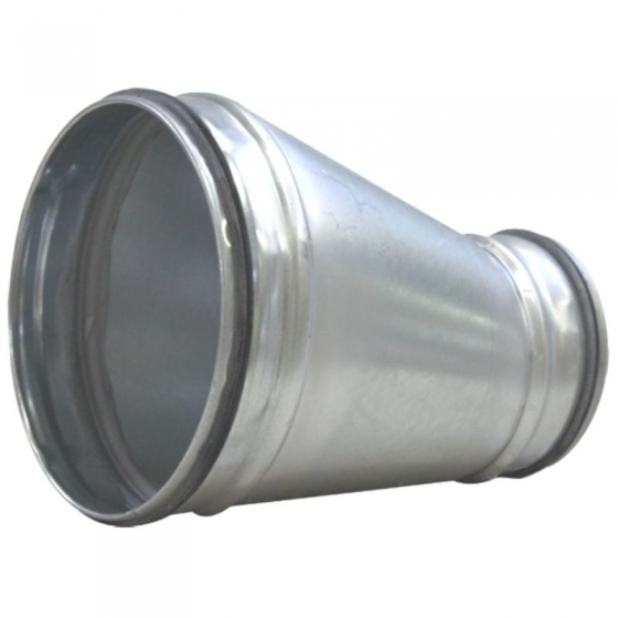 Horganyzott excentrikus szűkítő  NA  315 /  125 mm gumitömítéssel