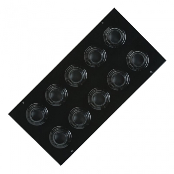 JET-MR 2 x  6 vetőfúvóka rácssor négyszög légcsatornához