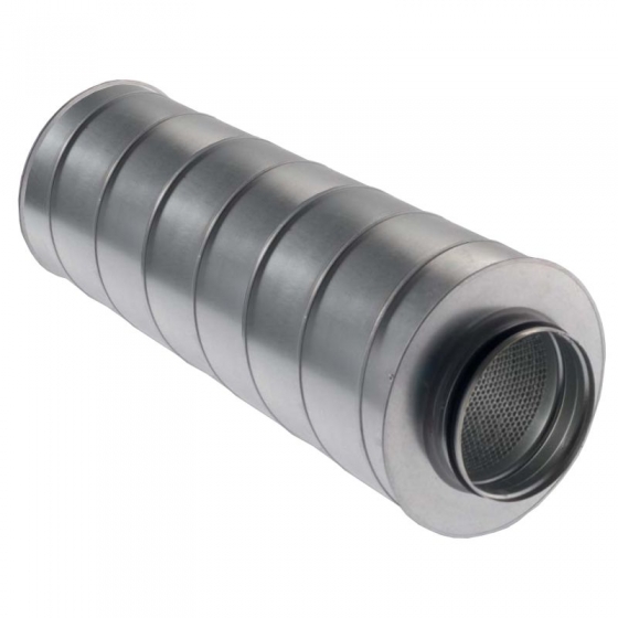 Kör keresztmetszetű hangcsillapító idom SAR  250 /  600 mm