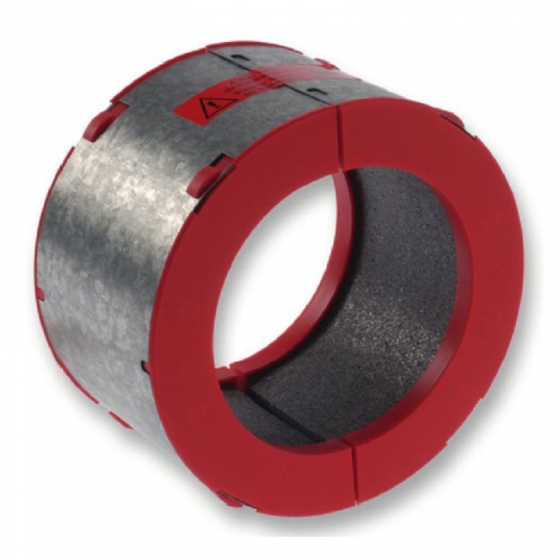 MG2 100 tűzvédelmi gallér műanyag csövekre NA 100 mm