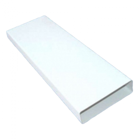 Műanyag  (PVC) lapos légcsatorna  60 x 204 mm, h = 1,00 méter