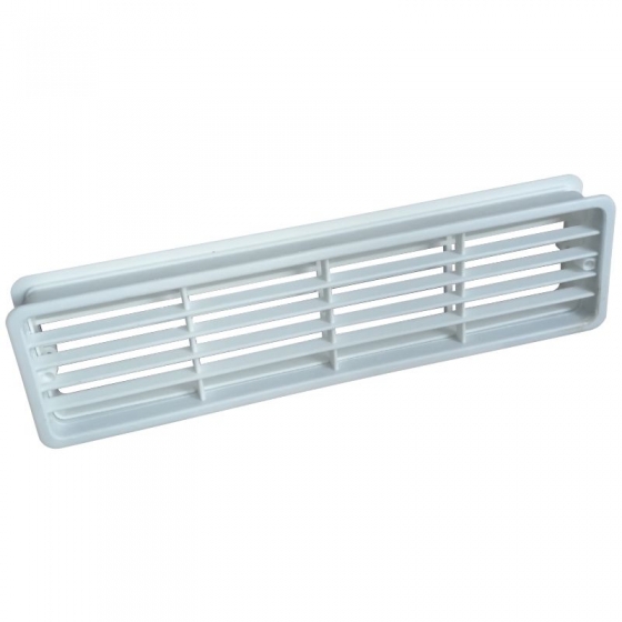 Ajtószellőző rács (műanyag ajtórács) 310 x 82 mm, fehér