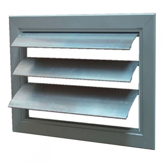 OKM I  600 x  500 mm alumínium túlnyomás kibocsátó zsalu, befúvó rendszerhez