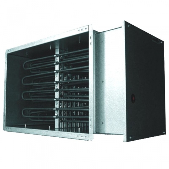 RVA 1000x500 elektromos fűtőkalorifer négyszög légcsatornákhoz (45 kW)