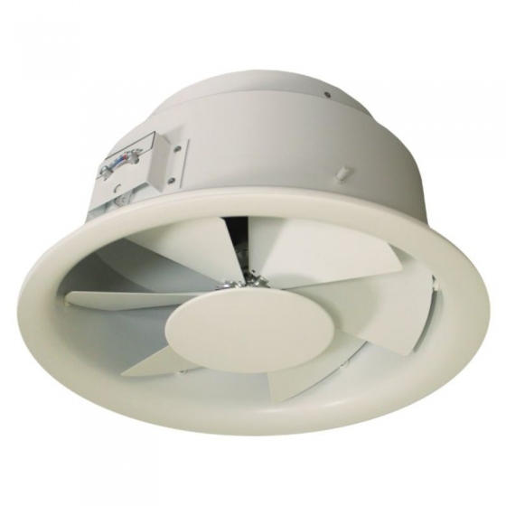 RWR-4 TC 315 örvényes, termosztatikus beállítású befúvó mennyezeti anemosztát