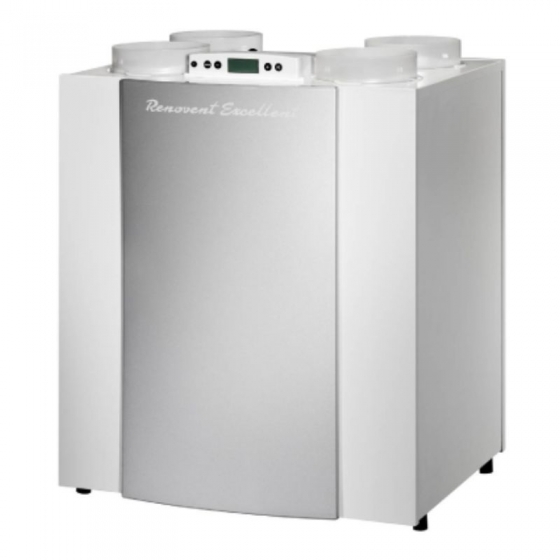 Renovent Excellent 400  L4/0 hővisszanyerős légkezelő (balos - 400 m³/h)