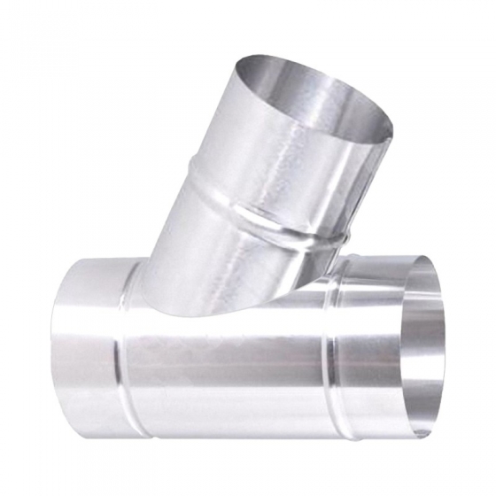 Rozsdamentes egál T-idomok 45° - MINTA