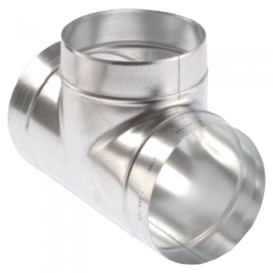 Rozsdamentes egál T-idomok 90° - MINTA