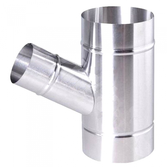 Rozsdamentes nem egál T-idomok 45° - MINTA