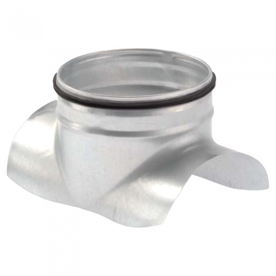 Rozsdamentes nyeregidomok 90° gumitömítéssel - MINTA