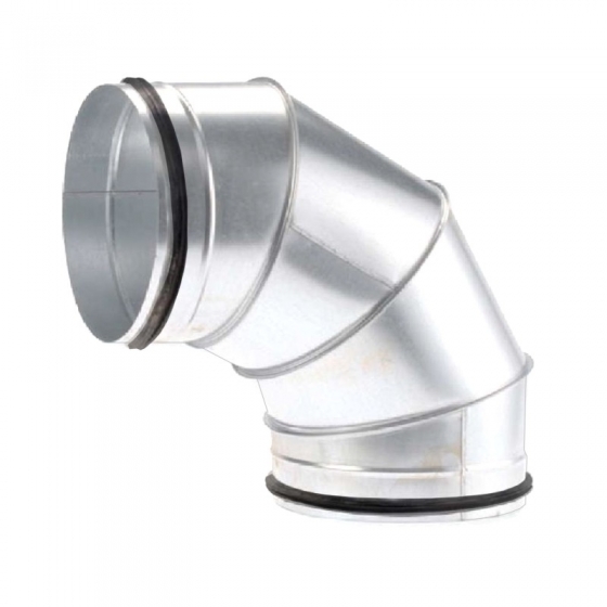 Saválló könyökidomok 90° gumitömítéssel - MINTA