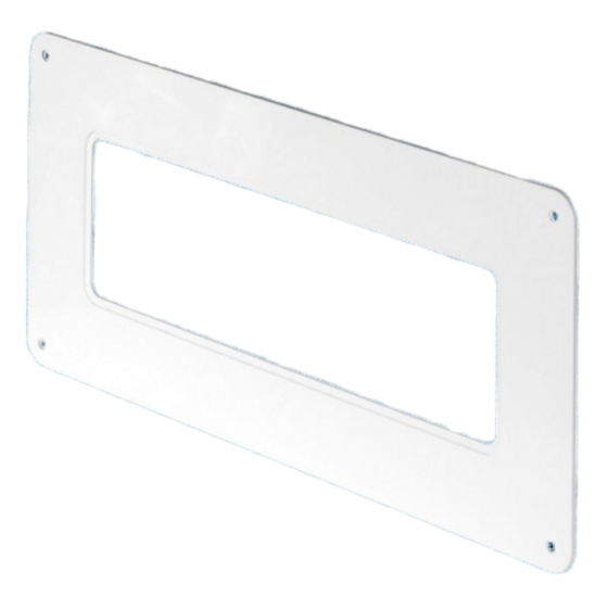 Takarólap 60x204 mm-es négyszög laposcsatornákhoz