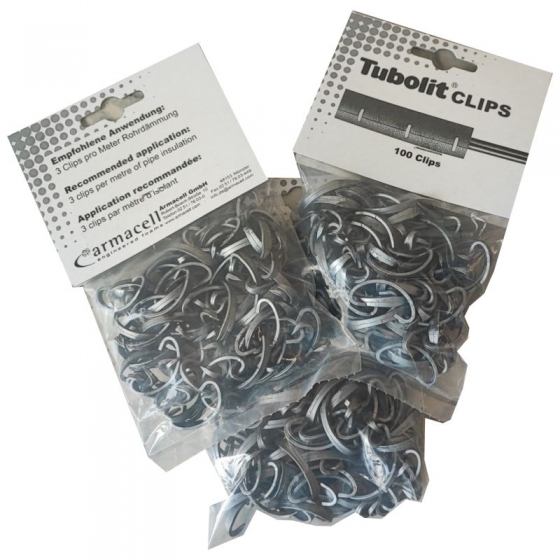 ThermaClips zárókapocs PE csőhéjak felhelyezés utáni zárásához (100 db/csomag)