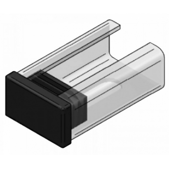 Záródugó (végdugó) 41 x 62 mm-es szerelősínhez SC62