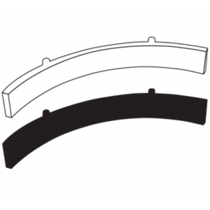 AIRDONYS DEFLECTOR 95 B - Légterelő Airdonys légszelephez (NA80, NA100, NA125) fekete