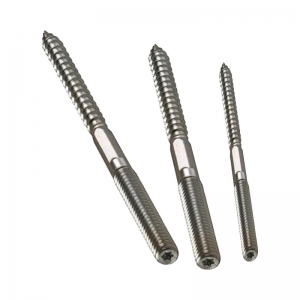 Ászokcsavar (fa- fémmenetes tőcsavar)  M8 x 120 mm