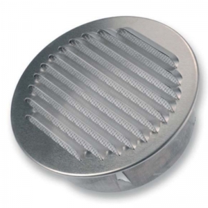 BLR-0-R 150 natúr színű alumínium esővédő zsalu kör alakú (NA 150)