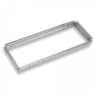 CCN   300 x 250 mm horganyzott acél beépítő keret fali- és padlórácsokhoz