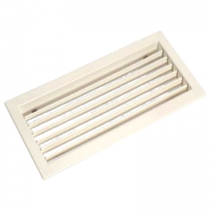 Egysoros acél fali rács állítható lamellákkal SHN  700 x 350 mm, fehér (RAL 9016)