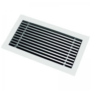 Egysoros  alumínium fali rács ALG-W-0   800 x 150 mm, fix lamellás, 0°-os kifúvással