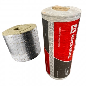 Hőálló dróthálós kőzetgyapot paplan  80 mm alukasírozott (3,0 m² / csomag) Rockwool Prorox WM 950 ALU 640 °C