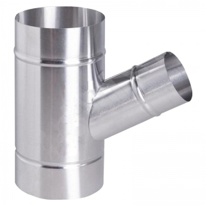 T-idom horganyzott acél NA  180/    80/  180 mm 45°