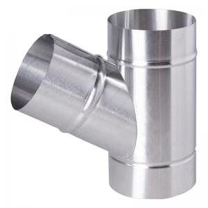 T-idom horganyzott acél NA   80/   80/   80 mm 45°