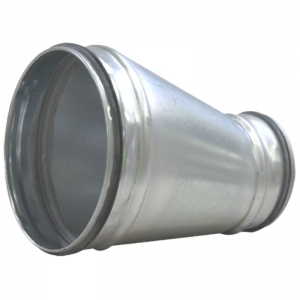 Horganyzott excentrikus szűkítő  NA  250 /  200 mm gumitömítéssel