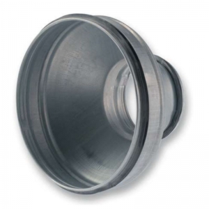 Koncentrikus szűkítő horganyzott acél  NA  200 /  180 mm gumitömítéssel RDG